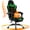 Black Green, variant on GASEE Ergonomic Gaming Chair High Back Office Chair with Lumbar Support and Adjustable Armrests Swivel Racing Chair, Black Red