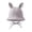 Purple, variant on Paiwinds Baby Sun Hat 0-3 Years, Cute Rabbit Ear Cotton Bucket Hat, Breathable Summer Fisherman Cap with Chin Strap for Toddler Girls Boys, Solid Color UV Protection Beach Hat