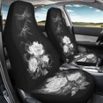 thumbnail image 4 of XYZCANDO 2 pcs Car Seat Covers for Interior Car Seat Cover Set Breathable Interior Decor, Van SUV Auto Car Interior Decor, Dark Dream Rose Style, 4 of 10