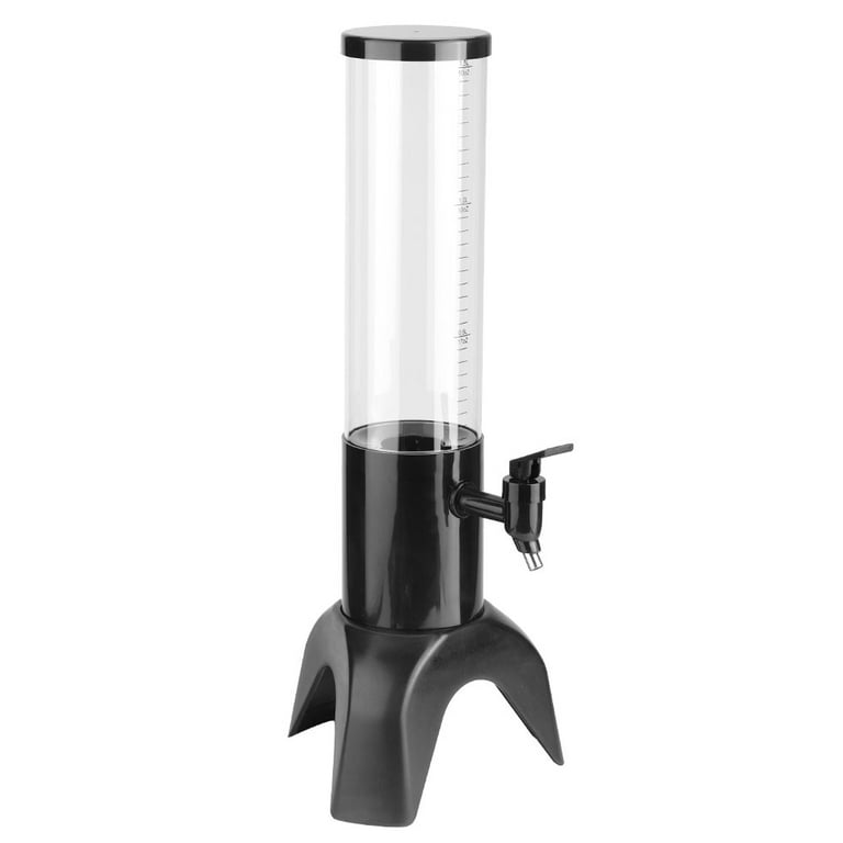 Henmomu Beer Tower,Beer Dispenser,1.5L Three-legged Clear Beer Tower  Beverage Dispenser For Parties Home Bar Accessories 