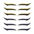 thumbnail image 1 of 6 pares de pegatinas delineadoras de ojos reutilizables, pegatinas invisibles autoadhesivas para delinear los ojos, herramienta de maquillaje para mujeres y niñas, nuevo color amarillo y, 1 of 5