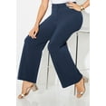 thumbnail image 6 of Catherines Women's Plus Size Petite Right Fit Curvy Wide Leg Pant, 6 of 6
