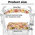 thumbnail image 6 of HELLHERO Vintage Floral Print Backrest Covers and Seat & Back Cover for Seniors Men Women Waterproof Comfortable Fits Rollators, 6 of 7