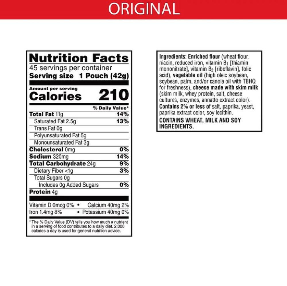 Cheez-It Original Snack Packs (1.5 oz., 45 ct.)