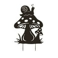 thumbnail image 2 of Gmogad Metal Mushroom Decor, Hollow Metal Mushroom Garden Stake Outdoor Decor Iron Ground Insert Art Craft for Lawn Flower Bed Pathway Decoration, 2 of 4