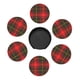 thumbnail image 3 of Posavasos de cuero de 6 piezas, posavasos de tartán del clan Somerville para bebidas, posavasos para tazas, regalo de inauguración de la casa, ideal para la decoración del hogar, 3 of 7