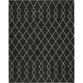 thumbnail image 2 of Nourison Geometric Shag Tribal Charcoal 8'10" x 12' Area Rug, (9x12), 2 of 9