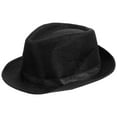 thumbnail image 3 of Niños Fedora Hats Gentleman Kids Dancing Performance Cap Hat para Head Girth de 56-58cm (Negro), 3 of 5