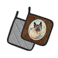thumbnail image 2 of Carolines Treasures 7231PTHD Norwegian Elkhound Pair of Pot Holders , 7.5HX7.5W, multicolor, 2 of 3