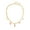 Color 04, variant on Faty-T Gold Bow Necklace Women Bow Jewelry Ribbon Pendant Necklace Dainty Rhinestone Bow Tie Choker Necklace Gift