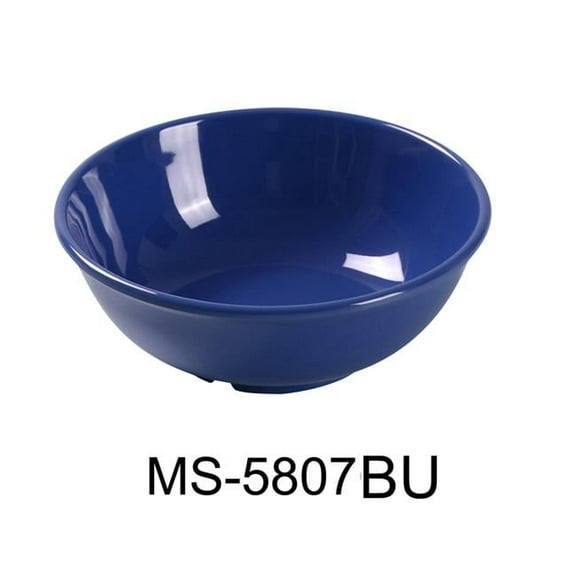 7.25 in. 24 oz Mile Stone Salad Bowl - Melamine, Blue - Pack of 24