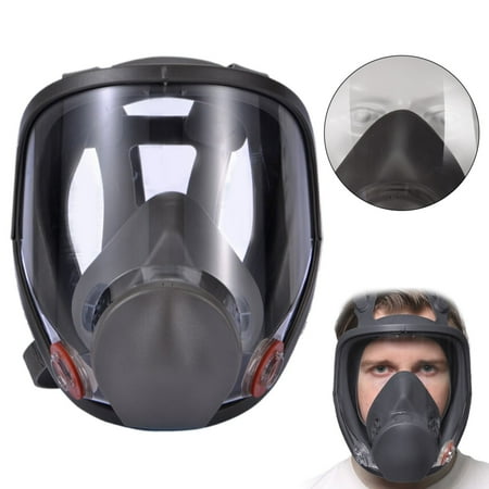 GBAYXJ Full Facepiece Reusable Respirator 6800 NIOSH Large Lens ANSI High Impact Silicone Seal Four Point Harness Comfortable Fit Painting Dust