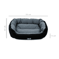 thumbnail image 2 of Cama Chica Resistente Lab.G Negra / Gris, 2 of 3