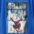 thumbnail image 3 of Marvel Spider-Man Brand New Day Youth Spidey Night Swing T-Shirt (Royal, XS-XL), 3 of 4