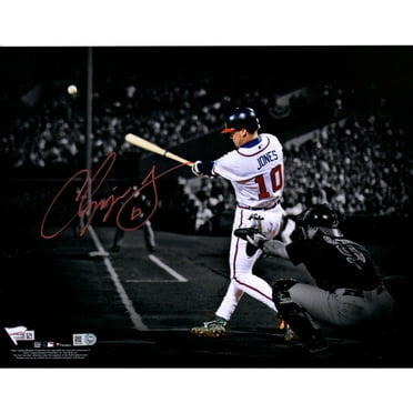 Chipper Jones Atlanta Braves Autographed 11" x 14" Spotlight Photograph - Fanatics Authentic Certified
