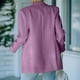 thumbnail image 4 of Puntoco Chaqueta de manga larga con cuello vuelto para mujer Puntoco Puntoco-6851, 4 of 9
