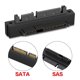 thumbnail image 4 of 8 Uds SFF-8482 SAS Hembra A Macho 15 Pines Cabezal Curvo Adaptador de Ángulo de 90 Grados Convertidor para Cable de Placa Base, 4 of 5