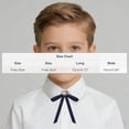 thumbnail image 3 of Odeerbi Niños Niñas Pre-Atado Corbata Elástica Corbata Cuello Bowknot Accesorio de Uniforme Escolar, 3 of 6