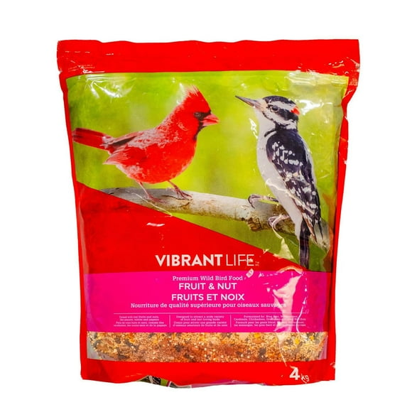 Vibrant Life Fruit & Nut Premium Wild Bird Food 4KG