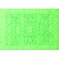 thumbnail image 1 of Ahgly Company Indoor Rectangle Oriental Green Traditional Area Rugs, 2' x 5', 1 of 4
