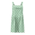 thumbnail image 5 of akafmk Overalls for Women Bib Polka Dots Sleeveless Adjustable Straps Casual Romper with Pockets Cute Daily Summer Outfit, Size XXL, 5 of 7