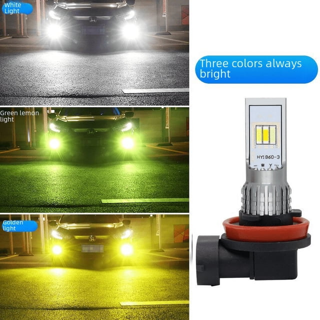 Lámpara antiniebla delantera LED para coche 1860 lámpara antiniebla H11 H8 H7 9005 9006