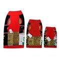 thumbnail image 4 of SOCAL LOOK Dog Christmas Sweater Acrylic Ugly Xmas Jumper with Leash Hole, Turtleneck Pet Outfit L, 4 of 11