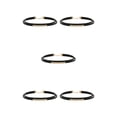 thumbnail image 2 of Transemion Collier Ras-du-Cou Portable Collier Colliers Style Rétro Chaîne de Cou Pendentifs Or 5Ensemble, 2 of 6