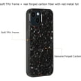 thumbnail image 5 of Hexafiber Phone Case, Real Carbon Fiber Phone Case,Forged Carbon Fiber Flakes Case, Support Wireless Charging, All-Inclusive, Anti-Slip Sides for iPhone 16 15 14 13 12 Pro Max, 5 of 8