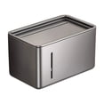 thumbnail image 3 of Soportista de papel higiénico, caja de seda de baño, rectangular, soporte para el babomillo del baño, dispensador de papel higiénico para baño de baño Franja vertical, 3 of 8