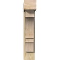 thumbnail image 2 of Ekena Millwork 8"W x 28"D x 40"H Balboa Block Rough Sawn Bracket w/ Offset Brace, Douglas Fir, 2 of 25