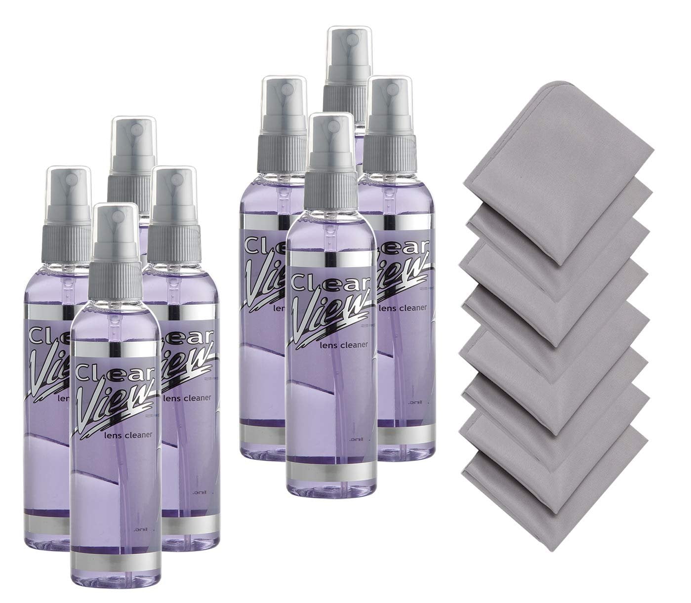 Eyeglass Lens Cleaner Spray 8 Pack of 4oz Glasses Cleaning Spray & 8
