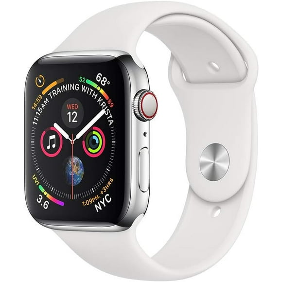 Refurbished Apple Watch Series 4 Stainless Steel 44mm A1976 (GPS + Cellular) Silver (Grade A+)