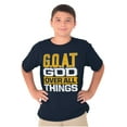 thumbnail image 5 of God Over All Things GOAT Christian Crewneck T Shirts Boy Girl Teen Brisco Brands L, 5 of 6