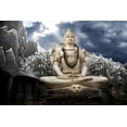 thumbnail image 2 of Big Lord Shiva Statue Wall Mural by Wallmonkeys Peel and Stick Graphic (18 in W x 12 in H) WM139666, 2 of 4