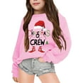 thumbnail image 2 of Kids Christmas Sweatshirt Letter Sweatshirts Pullover Long Sleeve Christmas Crewneck Sweatshirt Boys Christmas Outfit 4-5 Years, 2 of 5