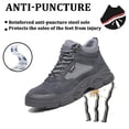 thumbnail image 3 of AUXDIQ Safety Trainers Men Women Steel Toe Cap Work Shoes Comfy Construction Industrial Sneakers, 3 of 6