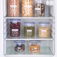 thumbnail image 5 of Szbaoan Airtight Plastic Food Storage Containers, Kitchen Pantry Organization Bins, Transparent Grain Snack Canisters, Multi Size Refrigerator Freezer Boxes, 5 of 5