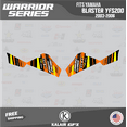 thumbnail image 3 of Kalair GFX Graphics Kit for Yamaha ATV BLASTER YFS 200 (2003-2006) Warrior Series, 3 of 5