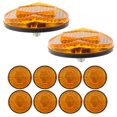 thumbnail image 5 of KAKOWELY trailer reflectors 10PCS Reflectors Bike Reflectors Safety Reflectors Driveway Reflective Accessories Round Reflector for Motorcycle Bike and Trailer, 5 of 5