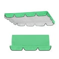 thumbnail image 2 of Outdoor Swing Canopy Replacement Cover - Heavy Duty Waterproof & Windproof 3-Seater Top Cover for Patio Swing Chairs - UV Protection Rip-Proof Garden Swing Cover 98"x 73"x 7" for Backyard, Porch, 2 of 9