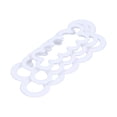 thumbnail image 2 of 3Pcs Rose Flower Cutter Maker DIY Fondant Cake Decorating Mold Baking Accessories, 2 of 9