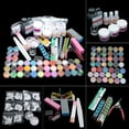 thumbnail image 1 of Fiudx Kit de Decoración de Uñas, Juego de Herramientas Acrelicas Professionales, Combinación de Polvos Líquidos de Cristal, Us Salón de Belleza En Casa, Ideal para Principiantes, Incluye 500 Uñas Fra, 1 of 7