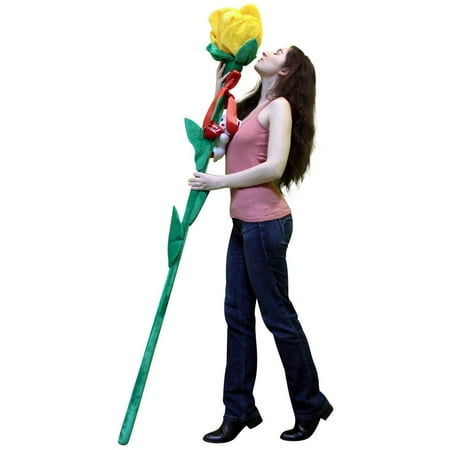 Giant Yellow Rose 6 Feet Tall Big Plush Flower  Teddy Bear on Stem Says You Are Special price history on PriceWatchPro