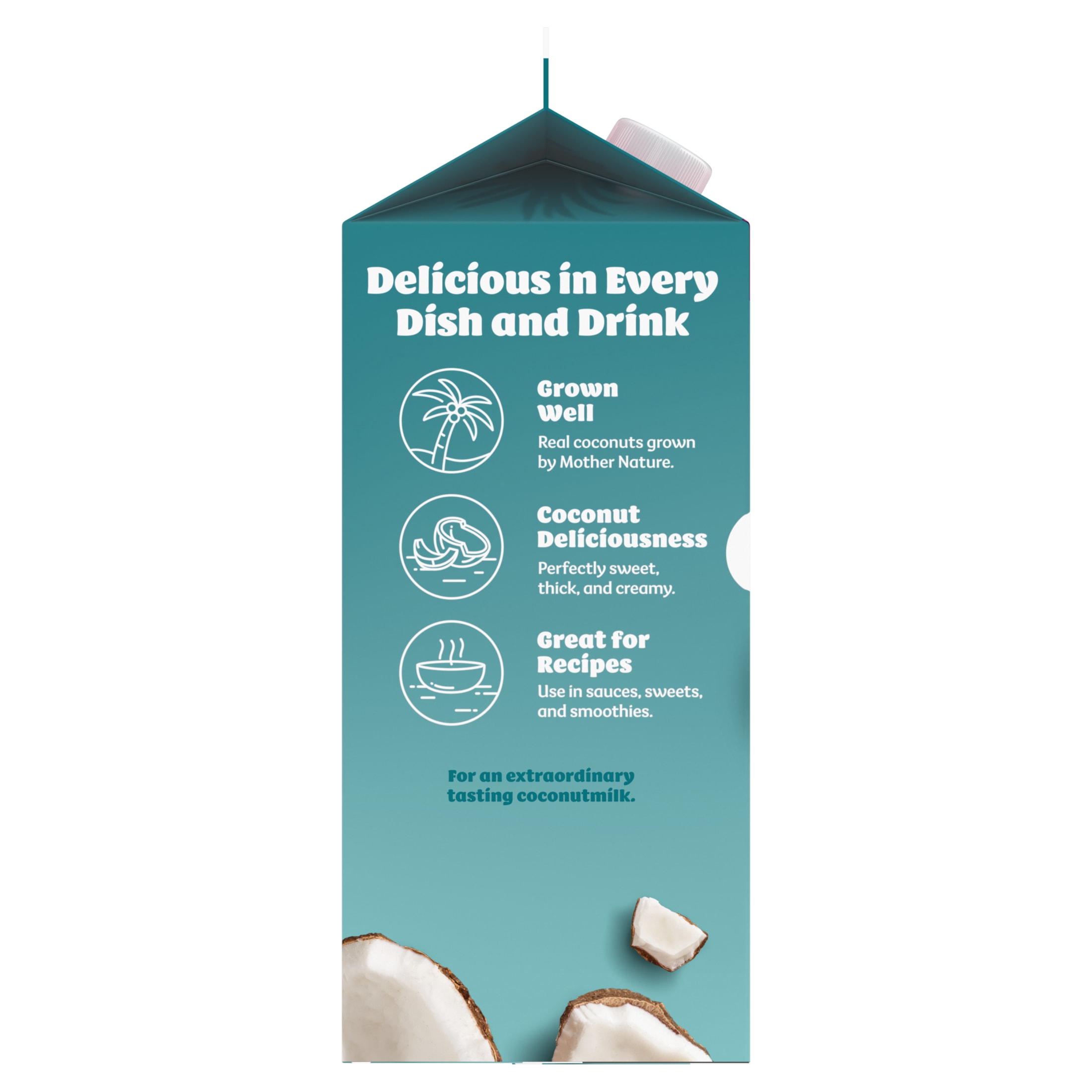 Silk Dairy Free, Gluten Free, Unsweet Coconut Milk, 64 fl oz Half Gallon - image 4 of 10