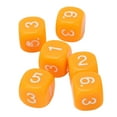 thumbnail image 1 of Set of 20pcs 6 Sides , Made of Excellent Plastic with Bright Colors and Round Corner Design, Not Easy to Wear or Fade, 1.6 X 1.6 X 1.6cm, Suitable for Board Games, Number, 1 of 7