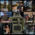 thumbnail image 4 of Battle Bottle - Half Gallon Insulated Water Bottle with Paracord Handle, Large 64 oz Stainless Steel Water Jug with Rugged, Removable Sleeve for Keys, Wallet & Phone (Gangrene 2L), 4 of 4