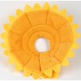 thumbnail image 1 of (S) Chien Chat Anti-Morsure Colliers Réglables Protection Confortable Cône Récupération Collier pour Chiens et Chat avec Motif de Tournesol Jaune Mignon, 1 of 5