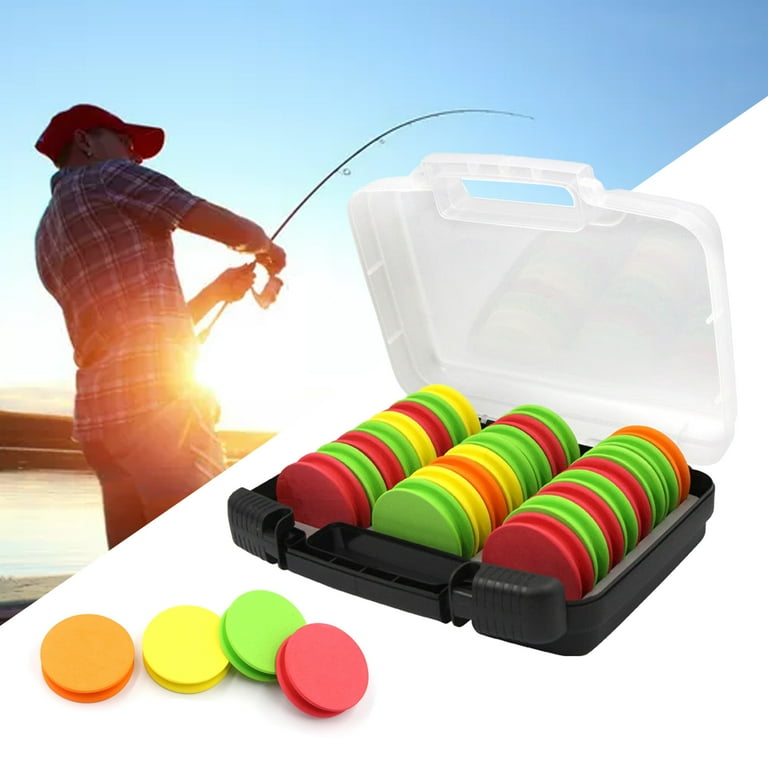 20 Pcs EVA Foam Spools Portable Winding Line Carp Lure Board Fish Tool  Bobbin Tackle Outdoor Fishing Accessories - Multicolor Coil