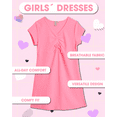 thumbnail image 2 of Love Republic Girls Dresses - 2 Pack Soft Sundress Cute Casual Summer Dress for Girls, 2 of 7